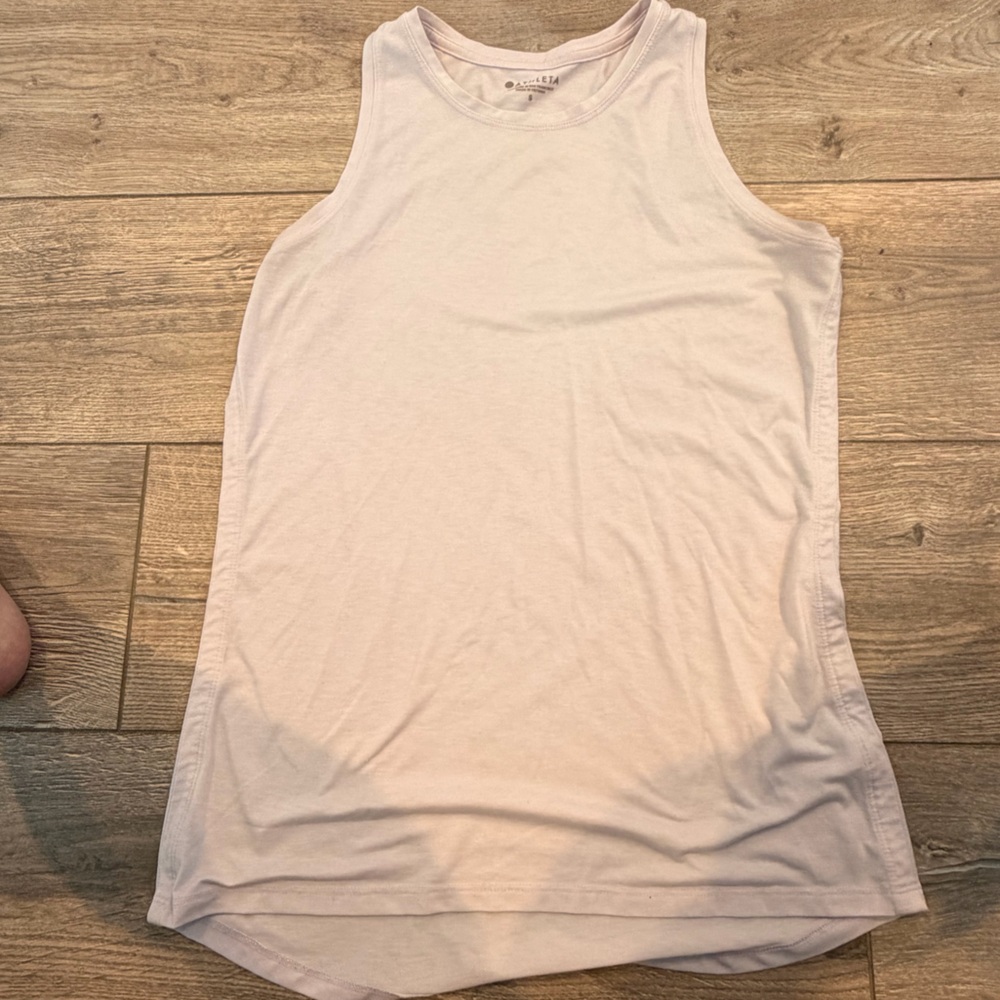 Athleta Pale Pink Purple Hue Racerback Tank